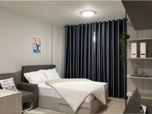 For rent D Condo Campus Kamphaeng Saen, near Kasetsart University, first come first served !!
