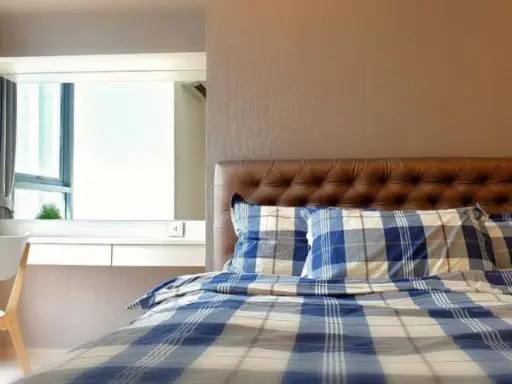 For rent, Ideo Q Chula-Samyan, nice room, high floor, good view, tangible price, fully furnished, ready to say you don't miss it. images