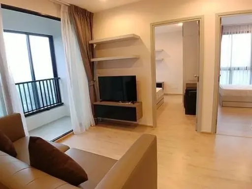 For rent: Ideo Sathorn-Thapra, 2 bedrooms, beautiful room, high floor, beautiful view, fully furnished, ready to move in.