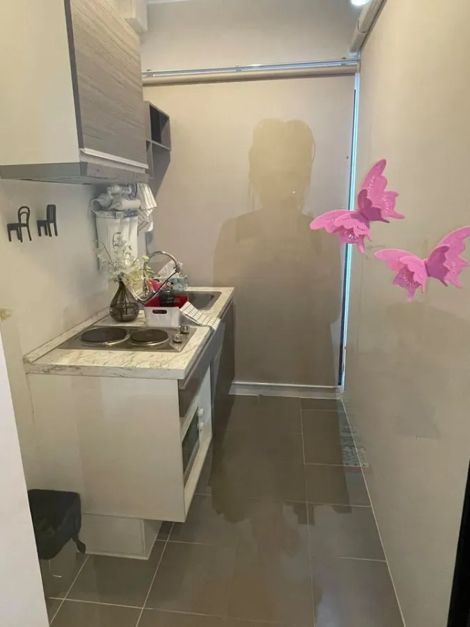 For sale, rent, The Niche Mono Ratchavipha, high floor, swimming pool view. Very good atmosphere. Fully Furnished. Reserve first, get first served.