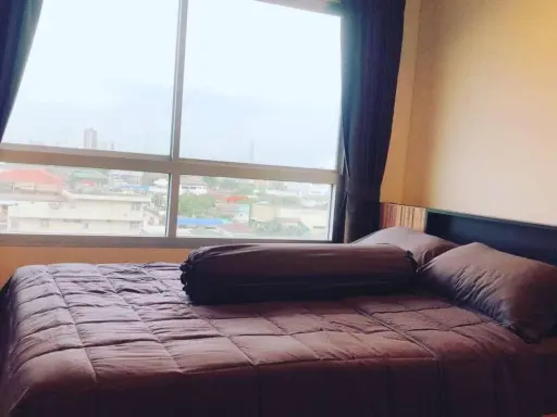 For rent, Lumpini Park Petchkasem 98, 7th floor, corner room, separate room. Plus, it's very beautiful. Book now.