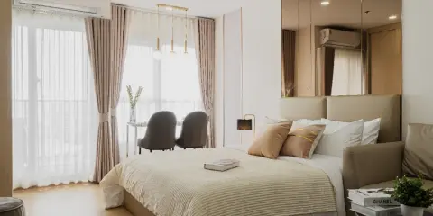 For rent Supalai veranda Ramkhamhaeng ห้องแต่งน่าอยู่ โทนอบอุ่น ราคากันเอง รีบมาจอง