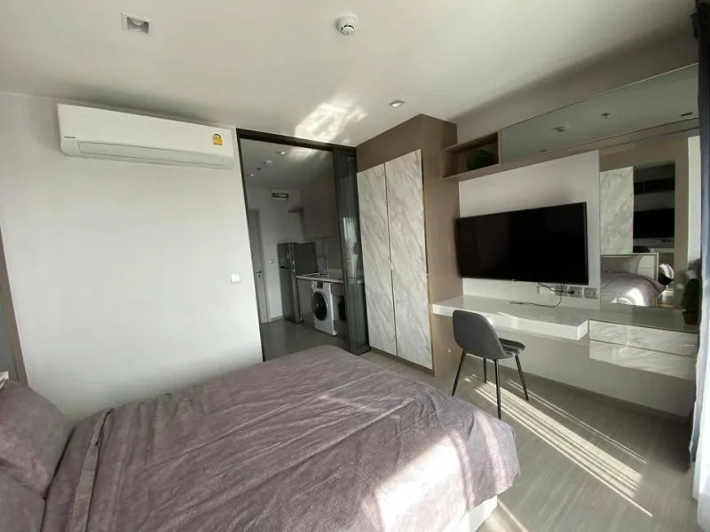 Open for rent !!! Condo Life Sukhumvit 62, beautiful room, good view, convenient transportation, ready to book !!!