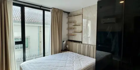 ให้เช่า The Origin Ratchada-Ladprao ห้องมุมชั้น 2 1 bedroom plus พื้นที่ใช้สอยจุใจ รีบมาจองเลย อย่าช้า
