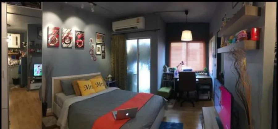 Selling My Condo Ladprao 27, newly renovated, 7th floor, cool weather, not hot room, great price, good like this, you need to reserve.