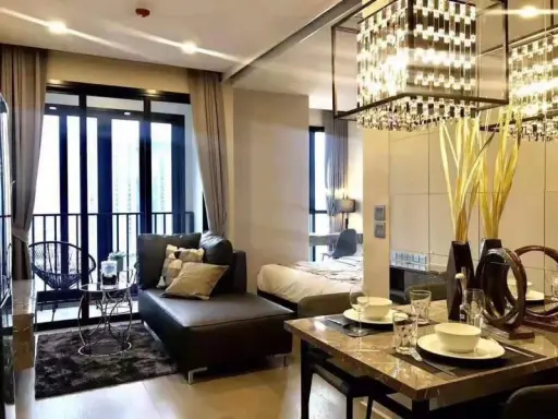 Condo for rent, Ashton Asoke, beautiful room, luxurious decoration Fully furnished, beautiful view, next to BTS, immediately get your reservation. images