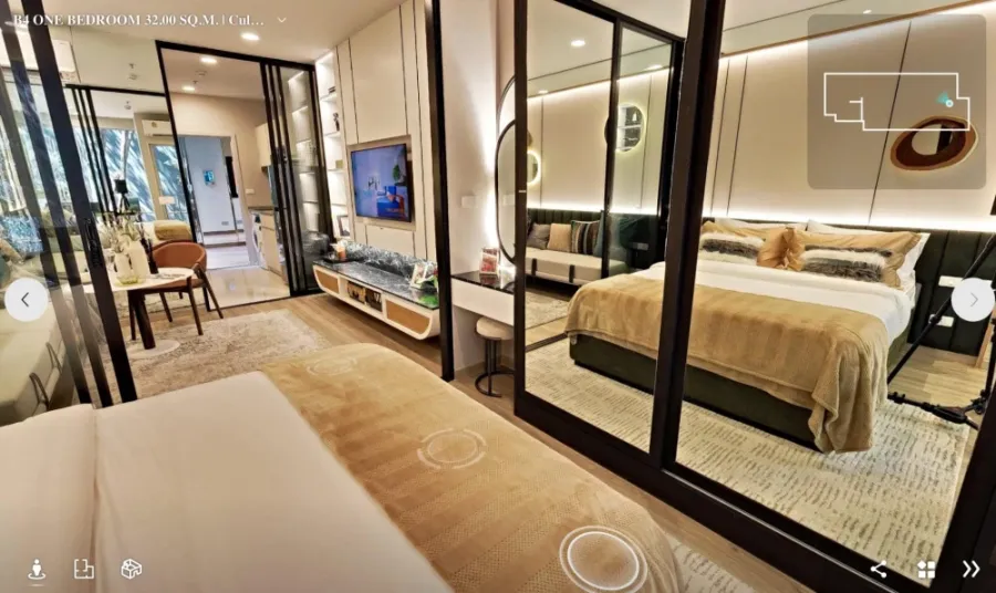 ขายดาวน์ Culture Thonglor ชั้น 17 รอบ VVIP ห้อง 1 Bedroom Simplex Type ได้วิวทองหล่อ ต้องจอง
