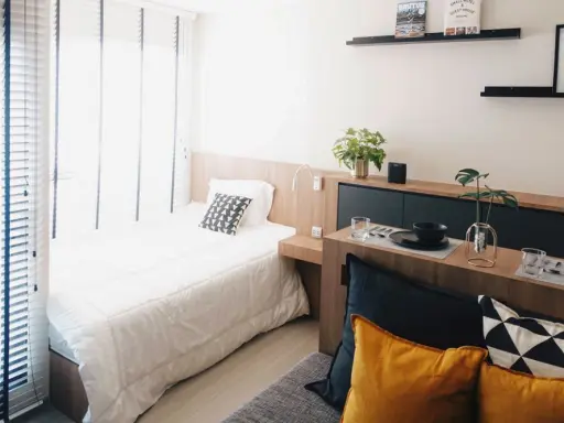 Urgent for rent !! Condo Life Sukhumvit 62, fully furnished, good location, near shopping centers, do not miss !!