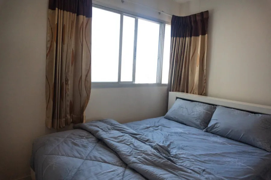 For sale, Lumpini Condo Town, North Pattaya, Sukhumvit, sea view, new room, corner room, fully furnished, ready to move in. Urgent.