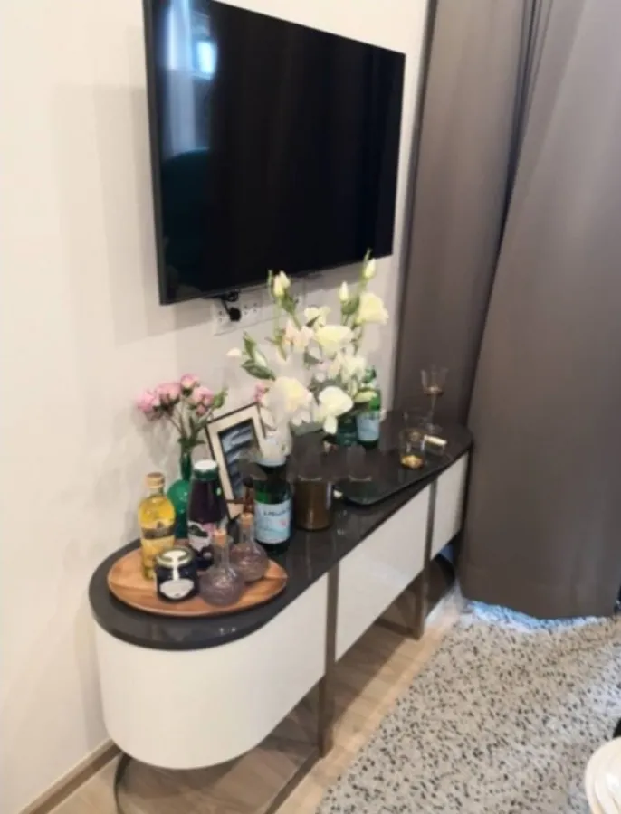 Condo for rent, Oka House Sukhumvit 36, sample room, fully furnished, with wifi, complete electrical appliances, book now!