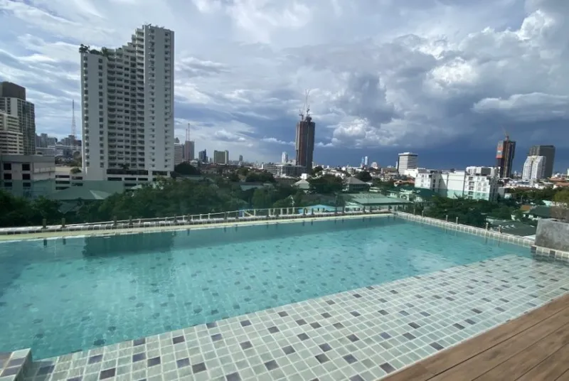 ขาย เดอะ ทีค สุขุมวิท 39 ห้องอยู่ชั้น 3 เงียบสงบ วิวดี เห็นต้นไม้ร่มรื่นมากเวอร์ ช้าหมดอดนะจ๊ะ