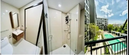 ขายคอนโด The Nest sukhumvit 64 ชั้น 4 วิวสระน้ำ 1 ห้องนอน บิวด์อินห้องครัว รีบมาจองด่วน