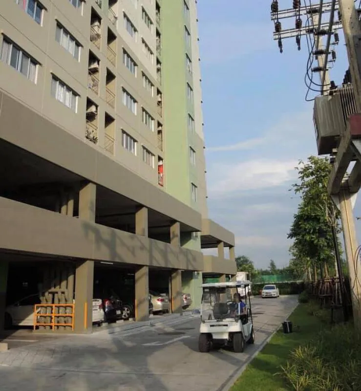 For rent, Condo Lumpini Mega City Bangna, beautiful room, this price is not often available, this size is not in a hurry.