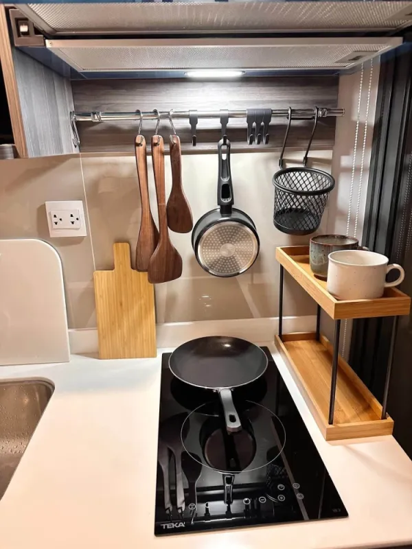 ให้เช่า Aspire Onnut Station ห้องแต่งสไตล์ Cozy Modern เฟอร์ เครื่องใช้ไฟฟ้าครบ หิ้วกระเป๋าเข้าอยู่ได้ทันที