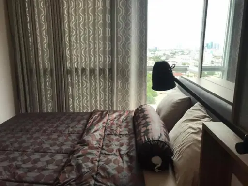For rent!! Lumpini Park Vibhavadi-Chatuchak Condo, 17th floor, beautiful room, fully furnished, ready to move in, book now!!