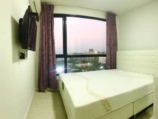 for sale, rent, Mestyle condo @ Sukhumvit - Bangna, convenient transportation, near the train, easy to find food, furniture.