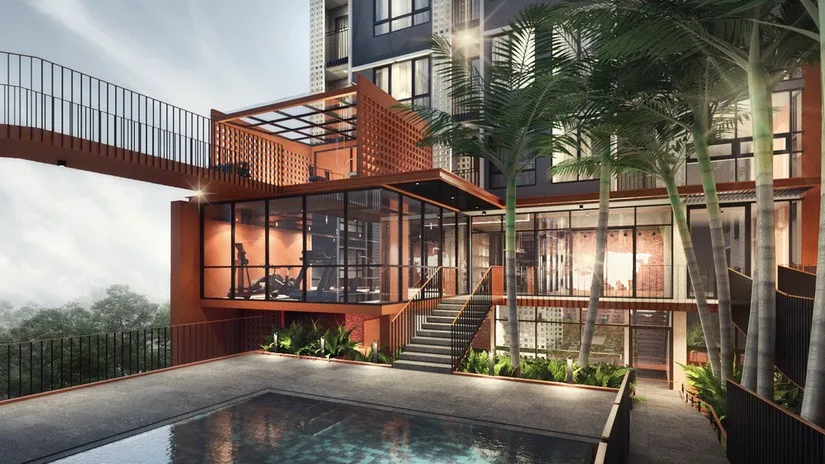 ให้เช่า The Cube Loft Srinakarin-Theparak ชั้น 8 แต่งครบ สนใจจองเลย