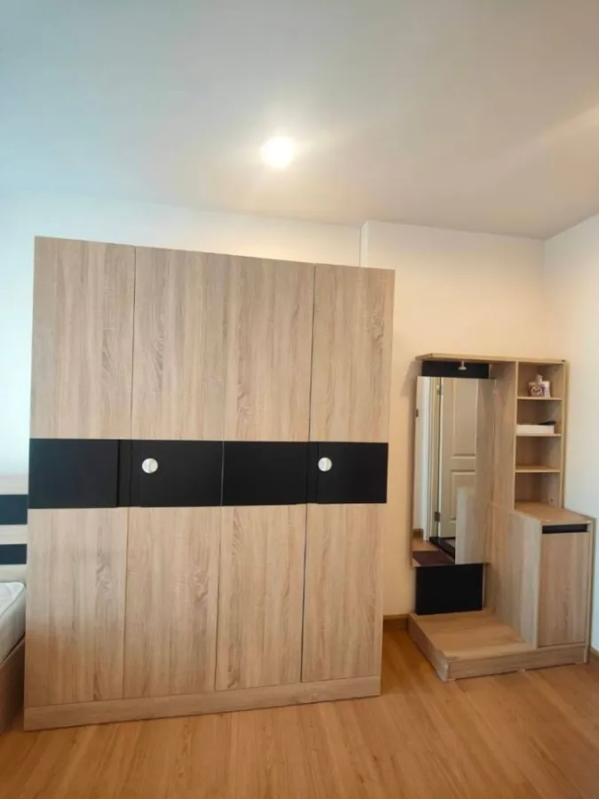 Condo for rent, Supalai Wellington 2, facing the road, complete with furniture and electrical appliances, don't miss it.