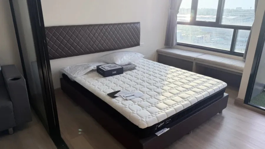 ให้เช่า The Indeed Condo Amata ห้องชั้น 8 เฟอร์นิเจอร์และสิ่งอำนวยความสะดวกครบ รีบจองด่วนๆเลย