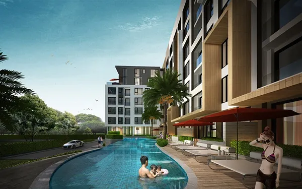 ขาย Nice Suites Sanambinnam 2 ห้องตกแต่งครบครัน หิ้วกระเป๋าเข้าอยู่ได้เลย จองด่วน ห้ามพลาด