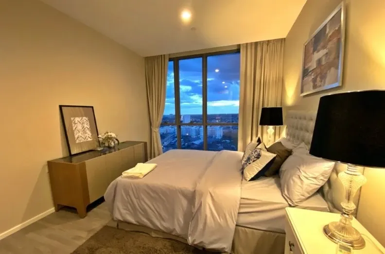 ให้เช่า 333 RIVERSIDE 2 ห้องนอน ชั้น 29 ห้องมุม วิวโค้งแม่น้ำเจ้าพระยา ห้องแต่งครบ น่าอยู่ จองเลย