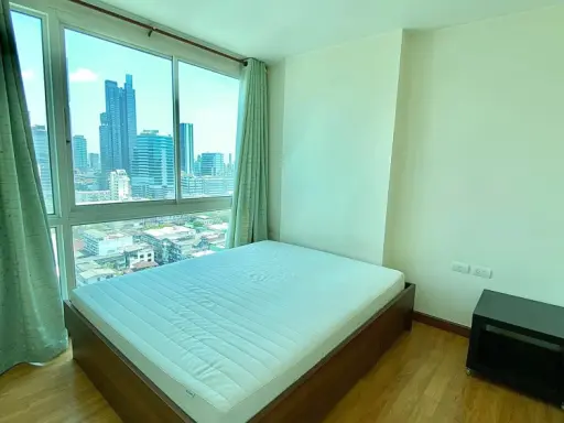 Condo for rent, Wish at Samyan, near MRT Samyan, 20th floor, fully furnished, ready to move in, easy to travel, don't wait!!
