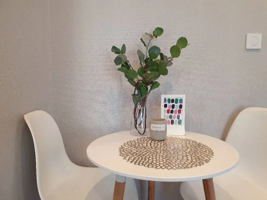 For rent: The Tree Hua Mak Interchange, unblocked view, nice room, soft color tones, come and move in immediately.