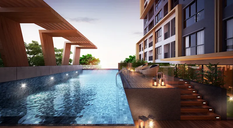 For rent condo The Excel PARC Lasalle 19 ห้องพร้อมอยู่ สิ่งอำนวยความสะดวกครบ มาจองเลย