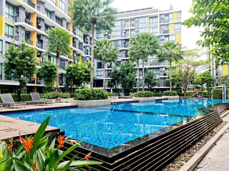ขาย ไอคอนโด สุขุมวิท 103 ห้องแต่งโทนสีสบายตา อยู่แล้วสบายใจ หิ้วกระเป๋าใบเดียวเข้าอยู่ได้เลย