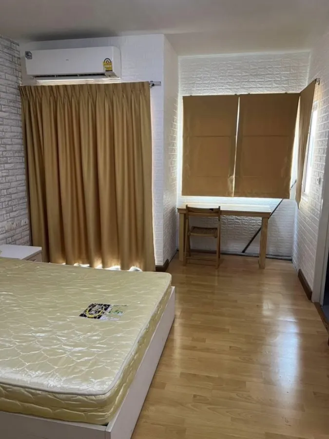 For rent, My Condo Sukhumvit 103, Building A, 7th floor, fully furnished, just carry your bags and move in immediately. Book now, don't miss out.