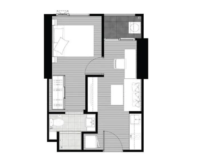 Condo for rent, sale, Chapter One Midtown Ladprao 24, nice room, wide size, fully furnished, good price, hurry to book