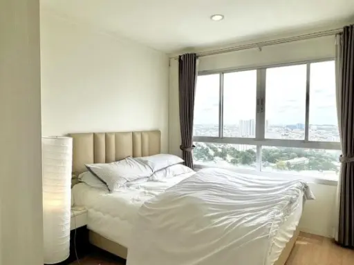 For rent: Lumpini Ville Prachachuen-Phongphet 2, 25th floor, beautiful room, very cool, comes with complete decorations, book now.