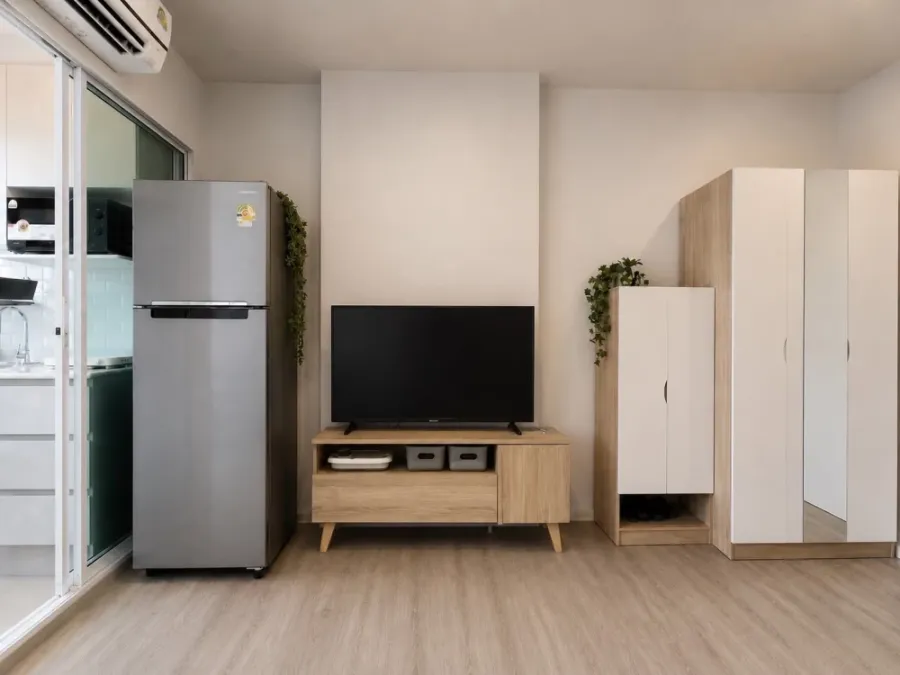 ให้เช่าคอนโด Regent Home Bangna ห้องกั้นแยกเป็นสัดส่วน เฟอร์ เครื่องใช้ไฟฟ้าครบ รีบมาจับจองเลย อย่าพลาด