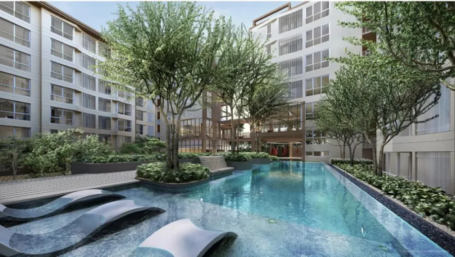 ขายใบจอง คอนโด บลู พหลโยธิน 35 ห้อง 1 bedroom plus ชั้น 5 วิวสวน ครัว Built in จองเลย