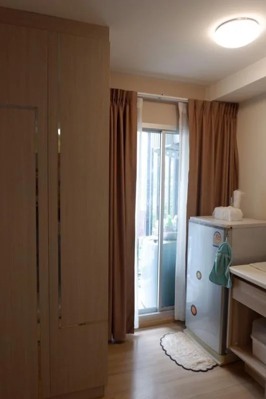 Stop!! For rent, Plum Condo Chaengwattana, built-in the whole room, very beautiful, mom!! Peaceful, convenient, complete