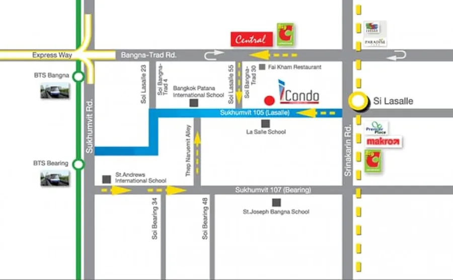 ให้เช่า คอนโด i Condo Sukhumvit 105 ห้องแต่งสวย โทนสีอบอุ่น สิ่งอำนวยความสะดวกครบครัน ราคาปัง จองเลย