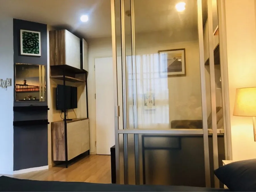 Condo for rent, Lumpini Ville On Nut 46, corner room, beautiful room, complete electrical appliances, hurry up