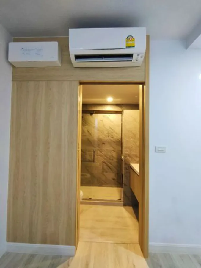 For rent!! V Condo Salaya, 4th floor, V3 building, fully furnished, ready to move in. Don't miss it, hurry and book now!!