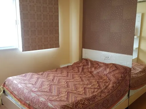 Sell / rent Lumpini Condo Town Rattanathibet, 4th floor, good wallpaper, very livable, hurry and book now.