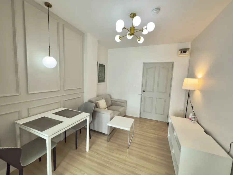 For sale or rent: The KITH Sukhumvit 113, 6th floor, beautiful room, fully furnished, nice to live in, reserve now.