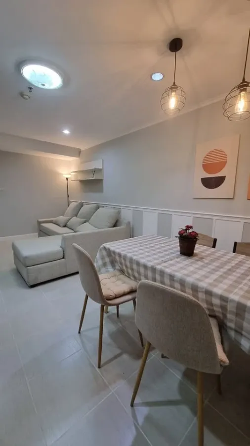 For rent: Lumpini Ville Sukhumvit 77. Corner unit with unobstructed view. Fully furnished with appliances. Ready to move in.