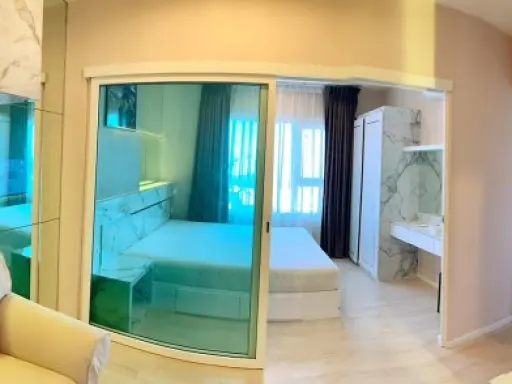 For rent Aspire Sathorn Thapra ห้องตกแต่งสวยหรู สีโทนขาวสะอาดตา เหมาะแก่การพักผ่อนในวันสบายๆ images