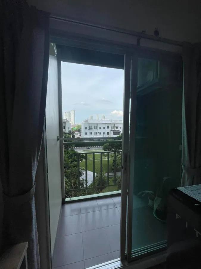Sale Lumpini Ville Nakhon In-River View, garden view, beautiful room, good furniture. This must be booked quickly.