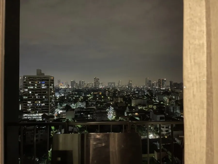 Condo for rent Ideo Ratchada-Sutthisan. room ready Decorated in gray-white tones has a height of 14th floor north