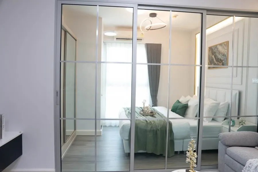 ขาย A Space ME Bangna วิวเมกาบางนา ทิศเหนือ ห้องแต่งสวยโทนสว่าง ปูพื้น SPC กันน้ำ ใช้สีเกรดพรีเมี่ยม จัดเลย