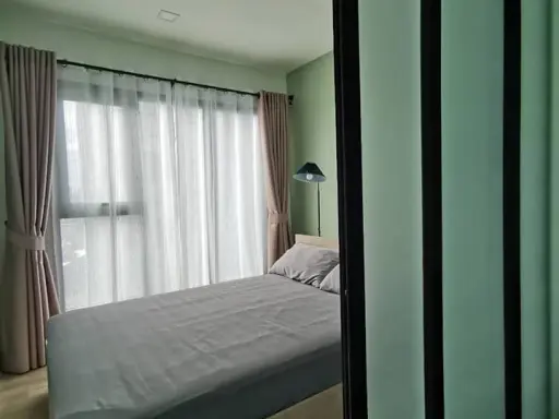 ให้เช่า Modiz Sukhumvit 50 ชั้น 14 วิวสวน ห้องกั้นเป็นสัดส่วน เฟอร์ครบ จบที่เดียว รีบจองเลย