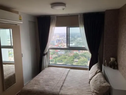 For rent, The Trust Condo Ngamwongwan, corner room, private, quiet atmosphere Hurry up to reserve and you will regret it.