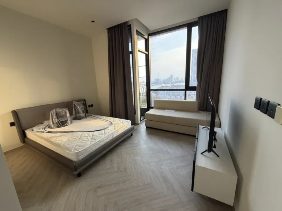 For rent: Chapter Charoennakhon–Riverside. Nice room, fully furnished. Just bring your belongings and move in!