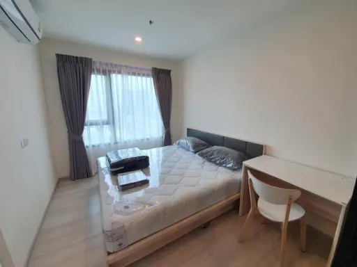 Condo for rent Life Asoke, beautiful room, fully furnished, ready to move in everything is complete You can drag your bag in.