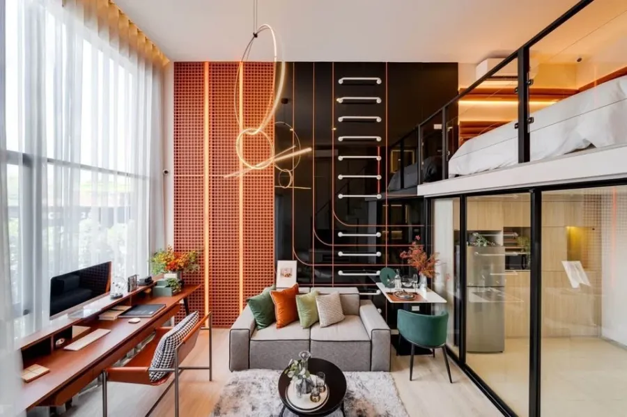 Selling down payment Origin Plug & Play Srinakarin, room not near the elevator, not near the garbage room, beautiful view, facing Jas Urban, hurry up